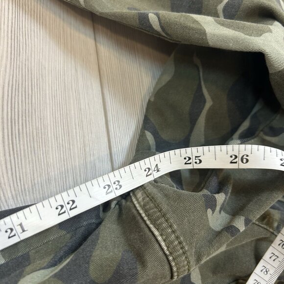 NWT Torrid Size 16 Crop Aviator Skinny Stretch Twill Mid-Rise Pant Camo Green - Picture 13 of 13